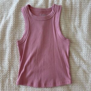 NWOT Old Navy Pink High Neck Tank Top Size Extra Small